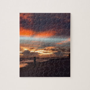 Puzzle Coucher du soleil orageux