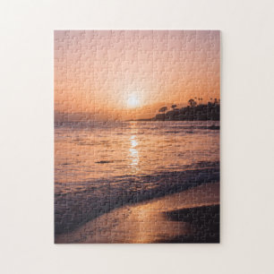 Puzzle Coucher du soleil renversant de plage