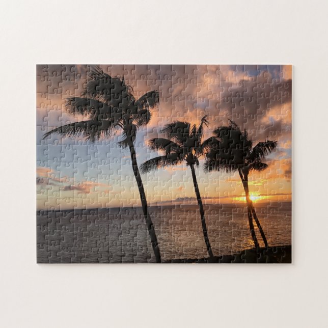 Puzzle Coucher du soleil sur Kauai, Hawaï (Horizontal)