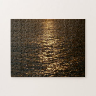 Puzzle Coucher du soleil sur l'eau Photographie Abstraite