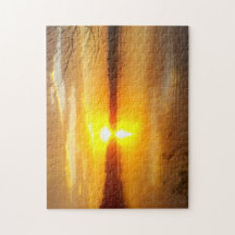 Coucher du soleil sur un lac