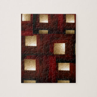 Puzzle Couleur Brown Abstraite or