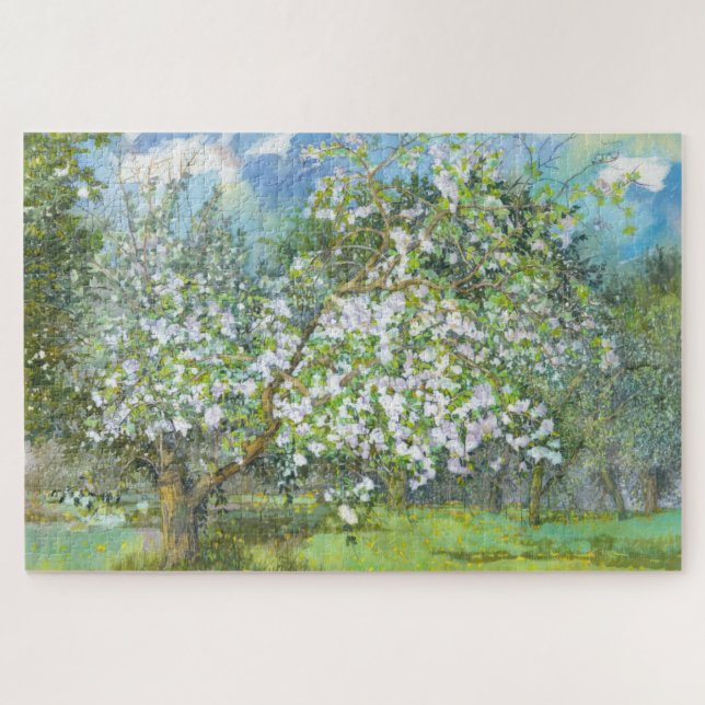 Puzzle Couleur d'aquarelle fleurie (Horizontal)