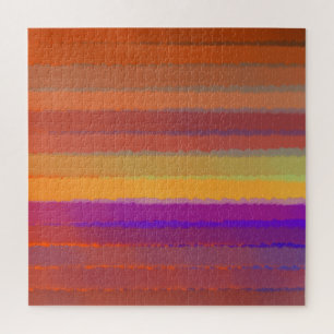 Puzzle Couleur D'Aquarelle Salée Du lever De Soleil Gliss