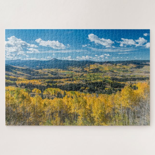 Puzzle Couleur d'automne dans les Flat Tops | Forêt natio (Horizontal)