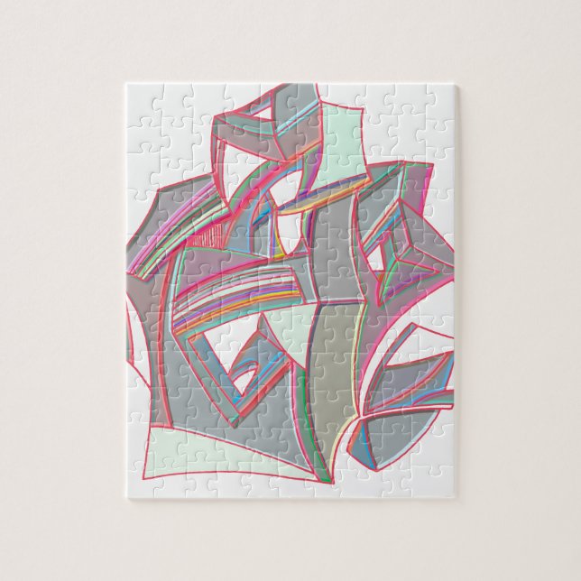 Puzzle Couleur personnalisée (Vertical)