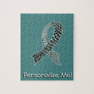 Puzzle Couleur personnalisée du ruban de sensibilisation