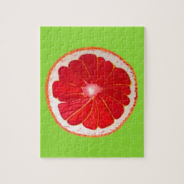 Puzzle Couleur pour aquarelle d'original de pamplemousse (Vertical)