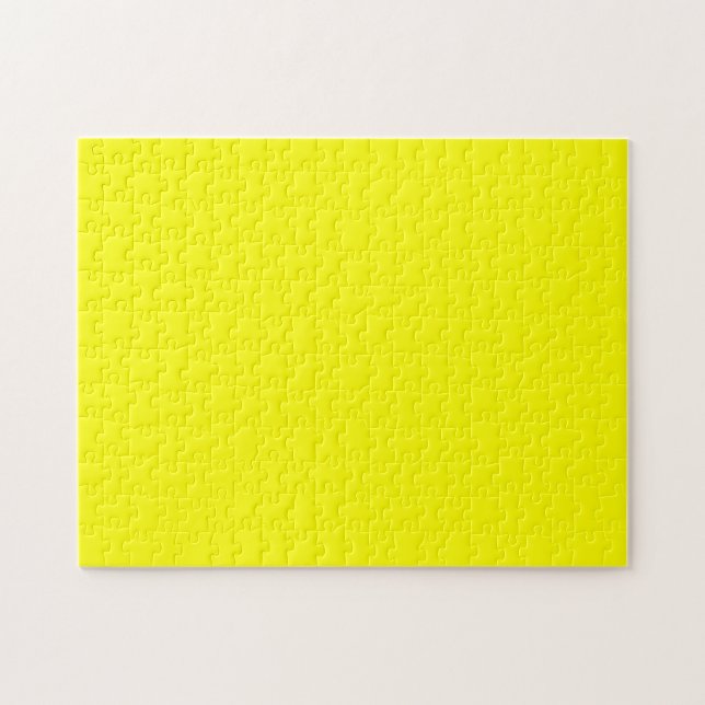 Puzzle Couleur simple jaune uni (Horizontal)