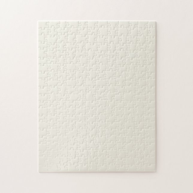 Puzzle Couleur solide blanche et crémeuse (Vertical)