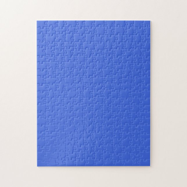 Puzzle Couleur solide bleue royale | Classique | Élégant (Vertical)