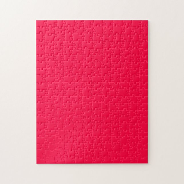 Puzzle Couleur solide Rose américain (Vertical)