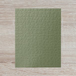 Puzzle Couleur solide verte Sage<br><div class="desc">Sage Vert Couleur Solide. Un vert sage moderne et raffiné qui respire l'élégance naturelle. Cette couleur saisit l'essence d'un sol forestier ombragé. Parfait pour ceux qui recherchent une ambiance calme et terreuse. Cette teinte sophistiquée se fond harmonieusement dans l'esthétique moderne et classique. Appréciez la beauté sobre de cette ombre sereine....</div>