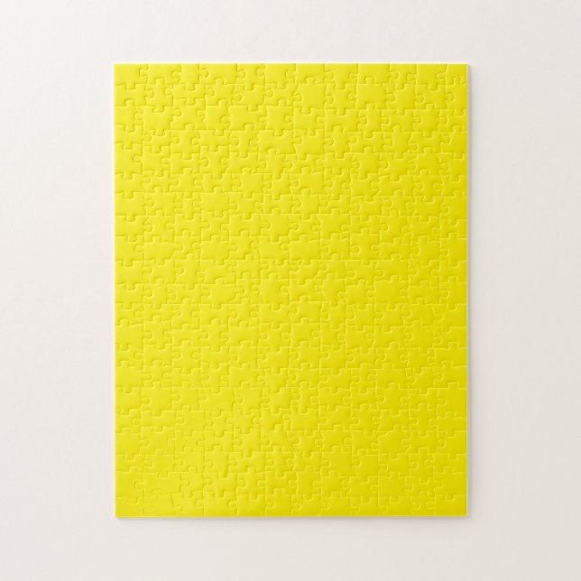 Puzzle Couleur uni jaune canari (Vertical)
