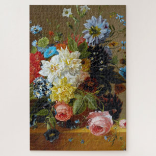 Puzzle Couleur Vintage Fleurs Vase Art Peinture