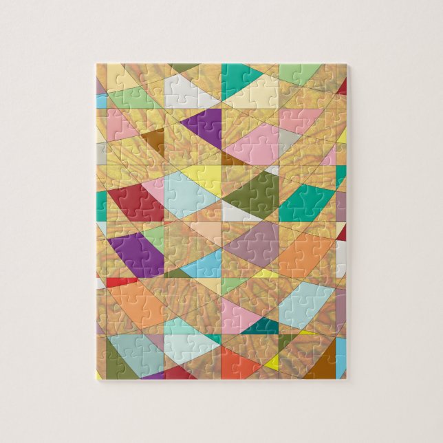 Puzzle Couleurs Abstraites éclatement du soleil (Vertical)