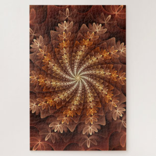 Puzzle Couleurs chaudes, Abstrait moderne Motif d'art fra