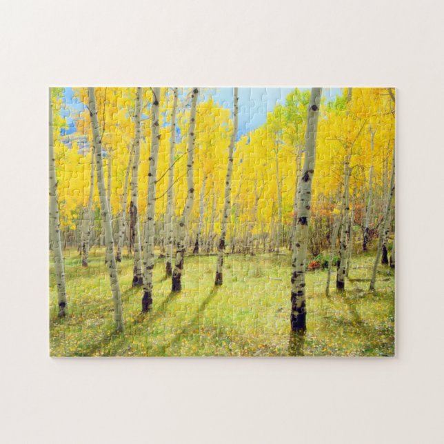Puzzle Couleurs d'automne des arbres d'Aspen 4 (Horizontal)