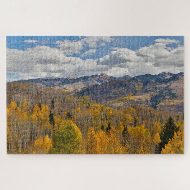 Puzzle Couleurs d'automne du col Keebler d'Aspens et de C (Horizontal)