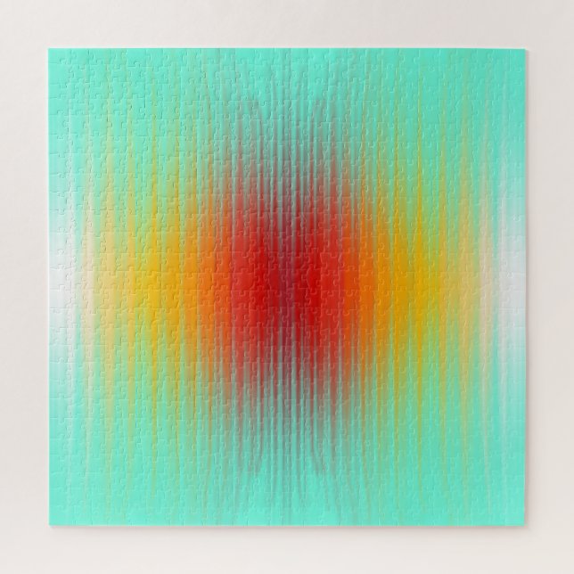 Puzzle Couleurs de champ plasma de rentrée spatiale Abstr (Vertical)