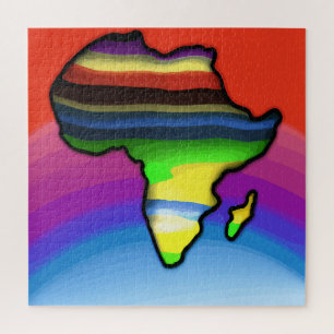 Puzzle Couleurs de la carte Afrique