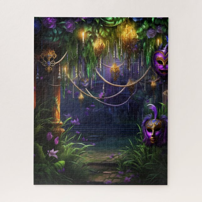 Puzzle Couleurs de Mardi Gras Fantastiques  (Vertical)