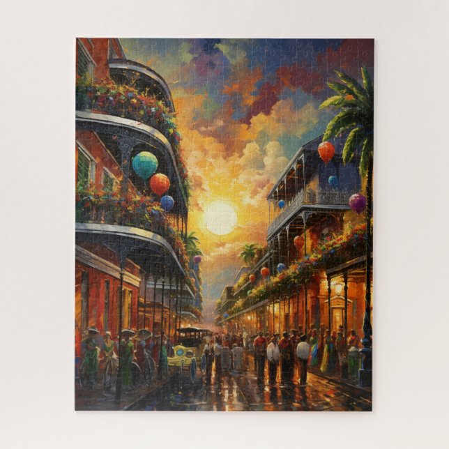 Puzzle Couleurs de Mardi Gras Fantastiques  (Vertical)