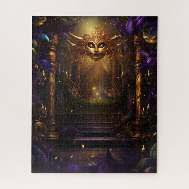 Puzzle Couleurs de Mardi Gras Fantastiques  (Vertical)