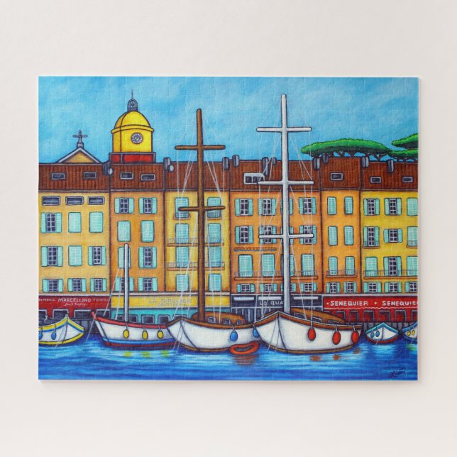 Puzzle Couleurs de Saint-Tropez par Lisa Lorenz (Horizontal)