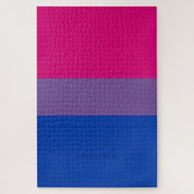 Puzzle Couleurs du drapeau de fierté bisexuelle de Slippe (Vertical)