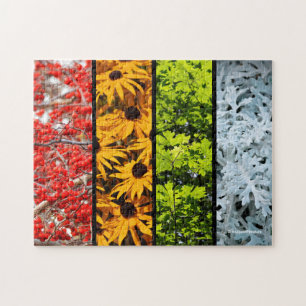 Puzzle Couleurs du Quadriptych des saisons changeantes