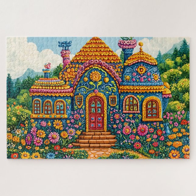 Puzzle Couleurs Simples Rustique Moderne Frais (Horizontal)