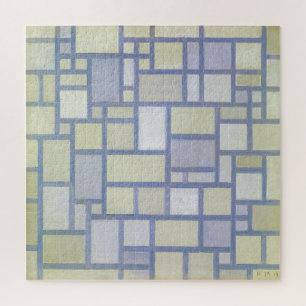 Puzzle Couleurs vives Lignes gris Piet Mondrian