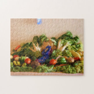 Puzzle Country Fair Prix des légumes Peinture pastel