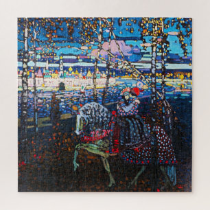 Puzzle Couple à cheval blanc, Wassily Kandinsky