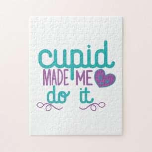 Puzzle Couple Cadeau Cupid M'A Fait Le Faire