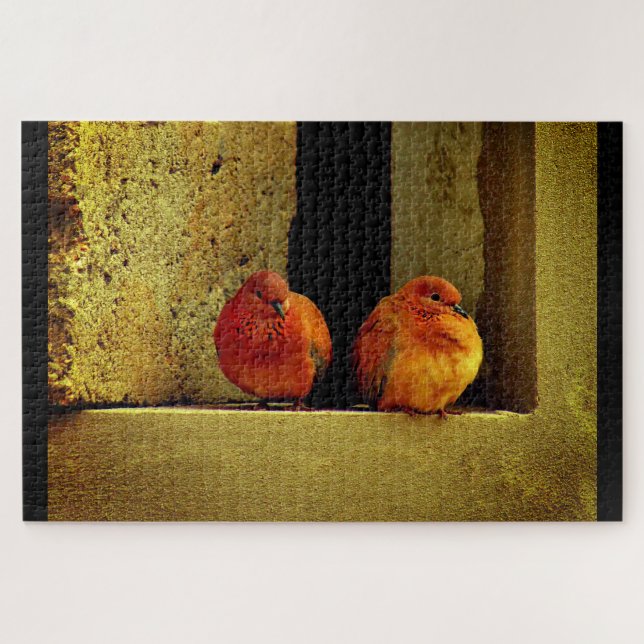 Puzzle Couple de colombes (Horizontal)