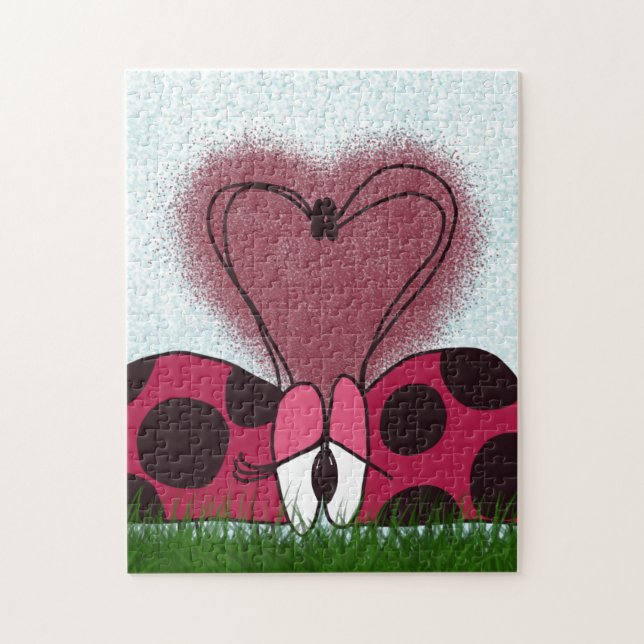 Puzzle Couple de Ladybug mignon (Vertical)