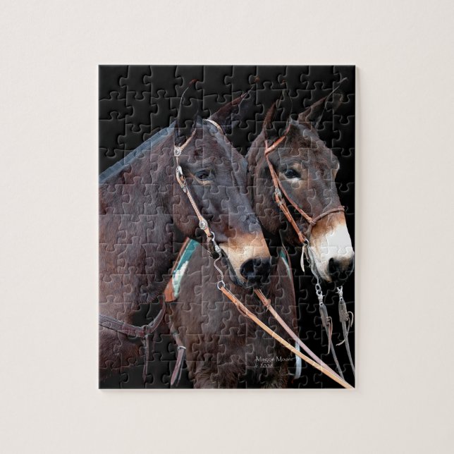 Puzzle Couple de mule (Vertical)