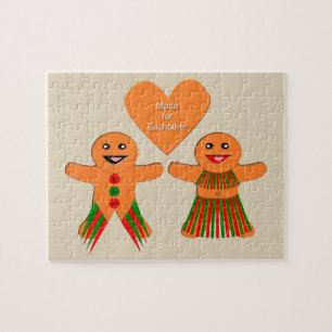 Puzzle Couple de pain d'épices de Noël