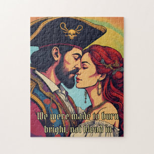 Puzzle Couple de pirate psychédélique - Romance audacieus