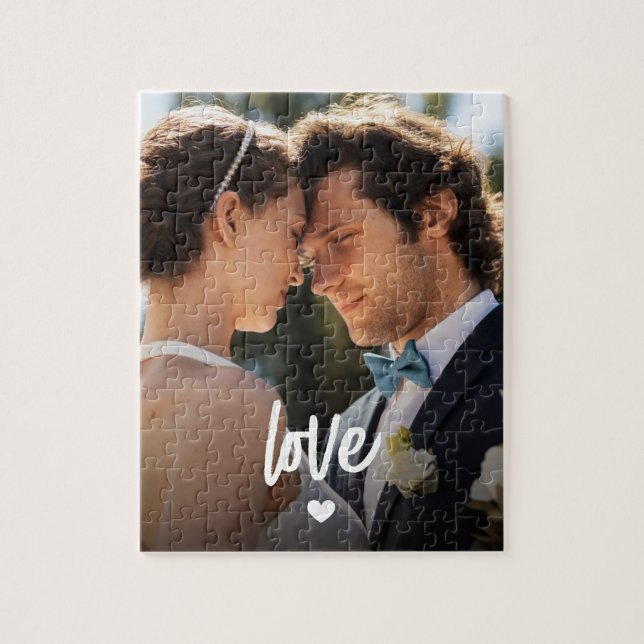 Puzzle Couple de script d'amour de photo moderne personna (Vertical)