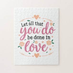 Puzzle Couple Gift Let's All That You Do