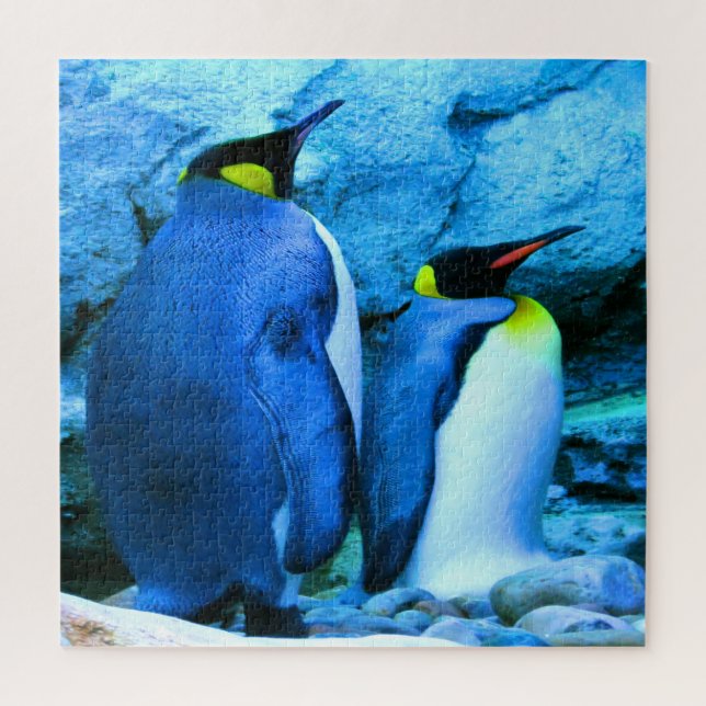 Puzzle Couple King Penguin (Vertical)