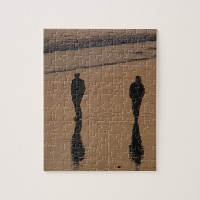 Puzzle couple sur la plage (Vertical)