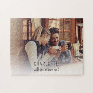 Puzzle Couple's Photo Will You Marry Me