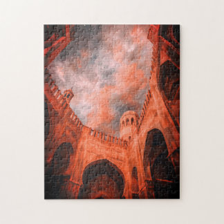 Puzzle Cour du Palais mauresque : un paysage de rêve céle