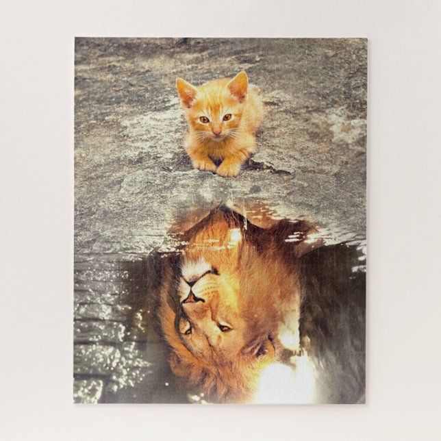Puzzle Courageux Kitty (Vertical)
