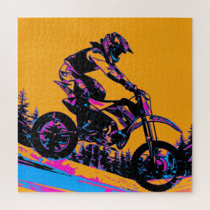 Puzzle Coureur de descente - Motocycliste de motocross
