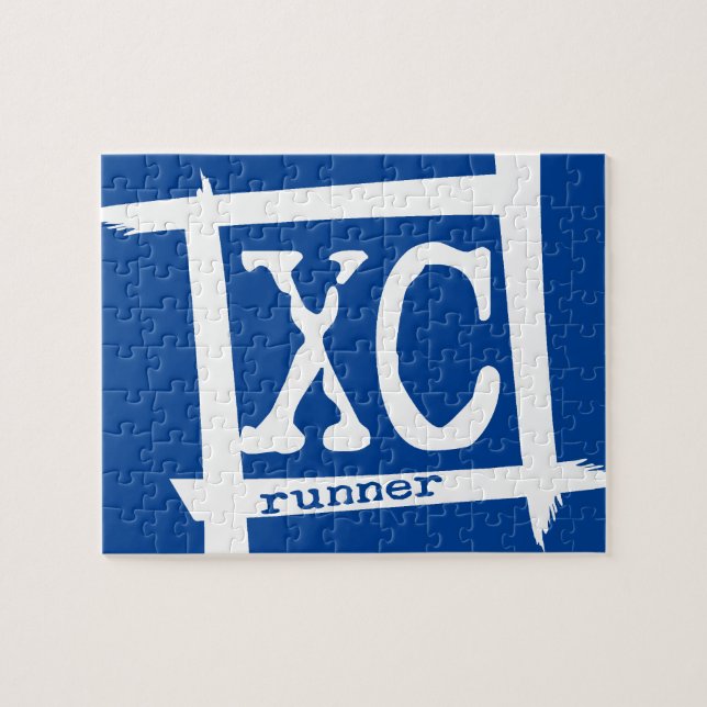 Puzzle Coureur XC - Courant cross-country (Horizontal)